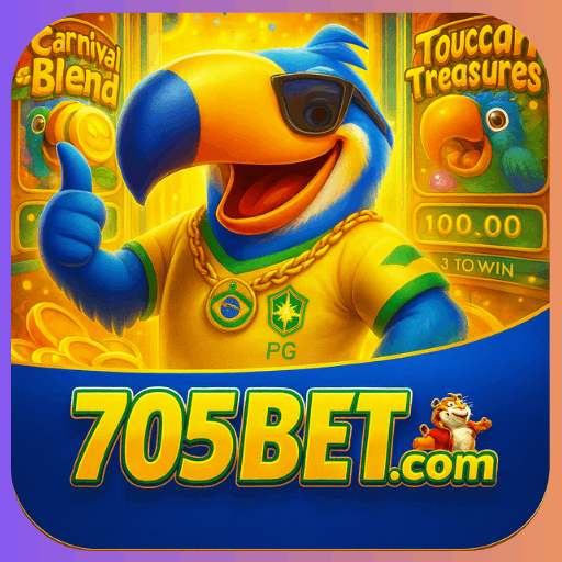 Imagem promocional da 705BET mostrando a plataforma e suas vantagens